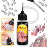 Pegamento Nail Glue Strass Tips Decoracion 2en1 Jewerly Gel