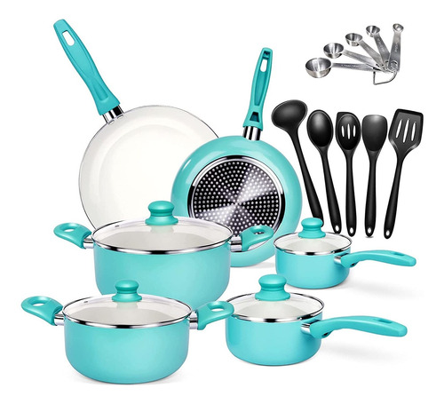 Batería De Cocina Masthome, Antiadherente, 20 Piezas