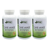 Cafe Verde + Te Matcha 3 Frascos Fnl Quemador Dietafitness