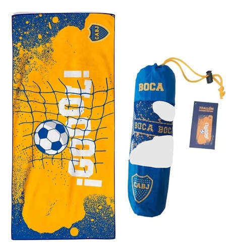 Toallón Secado Rápido Clubes Boca River Fútbol Original Afa 