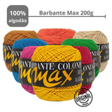 Rolo Barbante 100% Algodão 200g Fio Número 6 Crochê Tricô