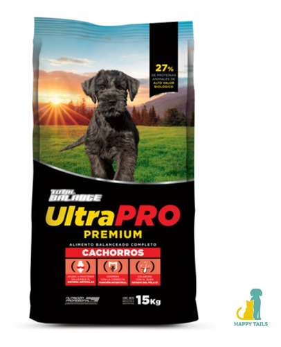 Total Balance Ultra Pro Cachorro X 15 Kg - Happy Tails