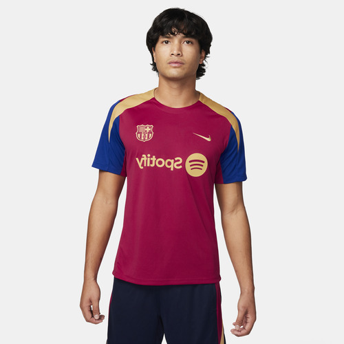 Polera Fc Barcelona Strike Rojo Hombre