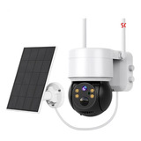 Cámara Wifi Robotica Solar Exterior Ip 1080p + Micro Sd 64gb