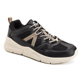 Zapatilla Topper Chalpa Ii  Negro / Beige Oyster