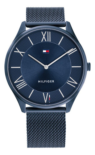 Reloj Tommy Hilfiger Para Hombre De Acero Azul 1710514