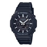 Reloj Pulsera Casio G-shock Ga-2100 De Cuerpo Color Negro