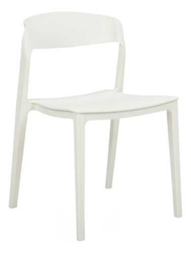 Silla Plastica Cubo Gipsy Malba Apilable X1 - Emuebles