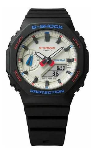 Reloj Casio G-shock Negro Gma-s2100wt-1a Carbon Tricolor 