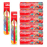 Combo Higiene Bucal Infantil Colgate Kids