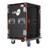 Lite Tek Rack14 Rack De 14 Espacios Reforzado Con Ruedas