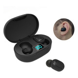Auriculares Inalámbricos Bluetooth E6s Para Motorola One Color - Negro