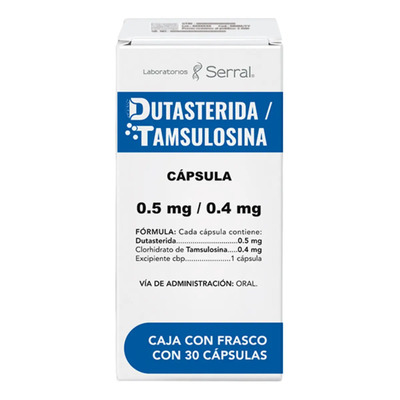 Dutasterida Tamsulosina 0.5 Mg \u002F 0.4 Mg 30 Capsulas Serral | Envío gratis