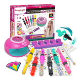 Amagoing Estudio De Arte De Uñas Para Niñas, Kit De Esmal.