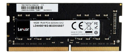 Memoria Ntbk Sodim Ddr4 16 Gb (ld4as016g-r3200gsst)