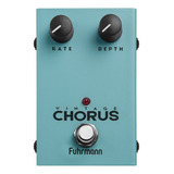 Pedal De Efeito Vintage Chorus Fuhrmann Para Guitarra Com Nf