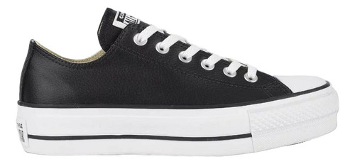 Tênis Converse All Star Plataforma Cano Baixo Couro Original