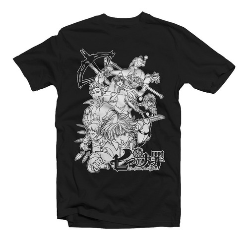 Playera Seven Deadly Sins Siete Pecados Capitales Meliodas