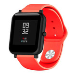 Malla Correa Amazfit Gtr 47mm Pace Stratos Xiaomi Color Ancho 22 Mm Color Rojo