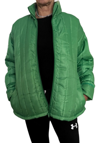 Campera De Nylon  Inflable Abrigada