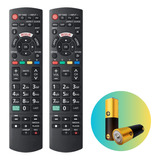 Kit 2 - Controle Compatível Tv Smart Panasonic Viera Netflix