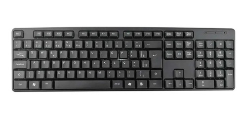 Teclado Simples Usb Abnt2 Com Ç E Numérico Para Computador