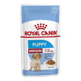 Alimento Royal Canin Size Health Nutrition Medium Puppy Para Perro Cachorro De Raza Mediana Sabor Mix En Sobre De 140g