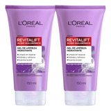 2 Pza Gel Limpiador L'oréal Facial Ácido Hialurónico 150 Ml 