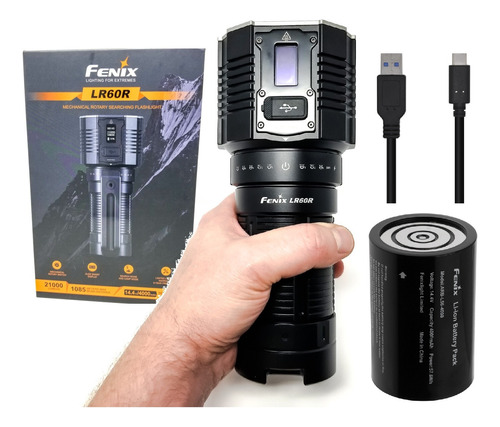 Linterna Led Fenix Lr60r 21000 Lumens La Mas Potente 1 Km.