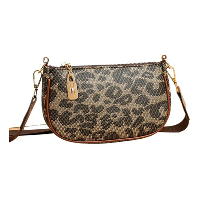 Bolsa De Ombro Feminina Pequena Em Couro De Cobra.-