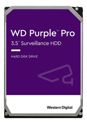 Disco Rígido Interno Western Digital Wd Purple Pro Wd121purp 12tb + Disco Rígido Interno Western Digital Wd Purple Wd63purz 6tb