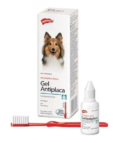 Clorhexidina Gel Antiplaca Para Perros 20 Ml Con Cepillo