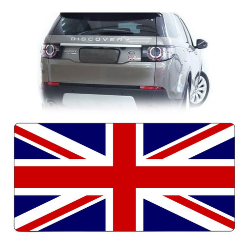 Adesivo Resinado Bandeira Land Rover Reino Unido Inglaterra