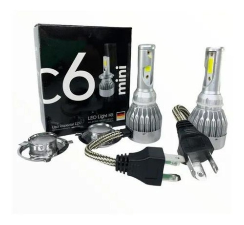 Kit Cree Led C6 Mini Luxled Original H4 Alta Baja Auto-moto 