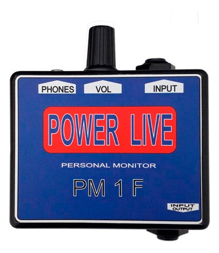 Amplificador De Fone Power Live 3 Em 1 Com Fonte New Live