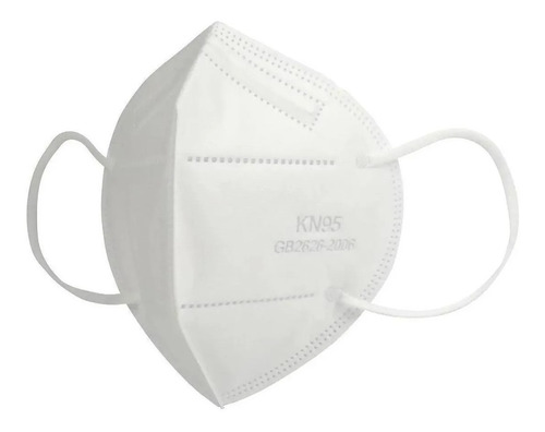 Kit 100 Máscara Kn95 Proteção Facial Respiratória Pff2 N95