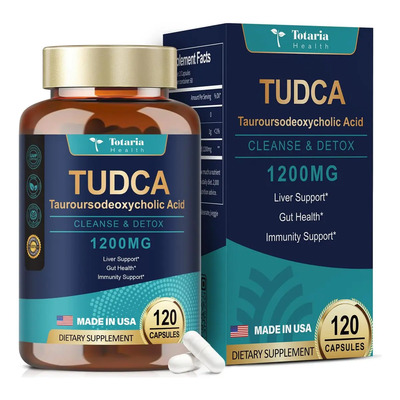 Tudca 1200 Mg Protector Hepático Detox Con 120caps Hecho Usa Sabor S\u002Fn | Envío gratis
