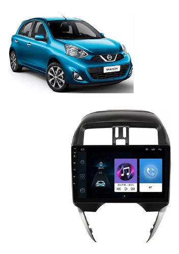 Multimídia Android Nissan March/versa 2015-2020 4+64gb 9p