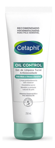 Gel De Limpeza Facial Antioleosidade Oil Control 250ml Cetaphil