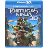 Tortugas Ninja Pelicula Blu-ray 3d + Blu-ray + Dvd