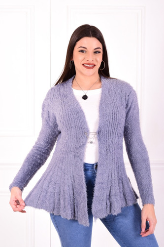 Saco Sweater Moda Total Mujer Tejido Piel De Mono 5300-5299