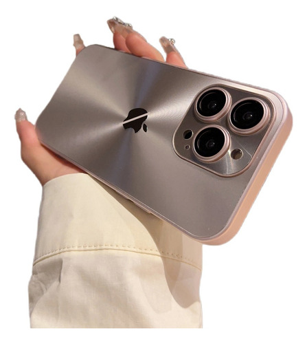 Capa Case De Textura Laser Com Proteção Câmera Para iPhone