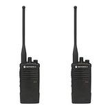 Radios Bidireccionales Motorola Rdu4100 2 Pzs 10ch 4w -negro