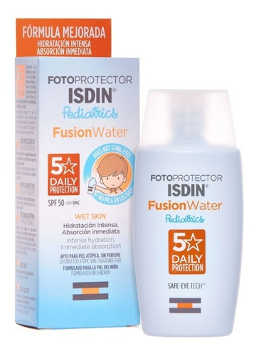 Fotoprotector Pediatrico Isdin Fusion Water Spf50+ X 50ml
