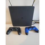 Consola Sony Playstation 4 Slim 500 Gb Ps4 + 2 Joystick