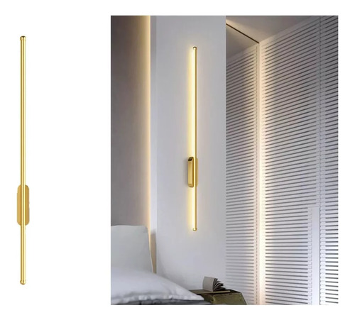 Lámpara De Pared Led Lineal Moderna De 60 Cm Para Interiores