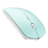 Mouse Inalámbrico Peibo , Bluetooth , Usb , Azul