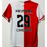 Jersey Feyenoord 2024 Local Blanco Santiago Giménez Niño