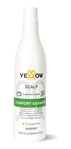 Shampoo Yellow Scalp Comfort En Botella De 500 Ml