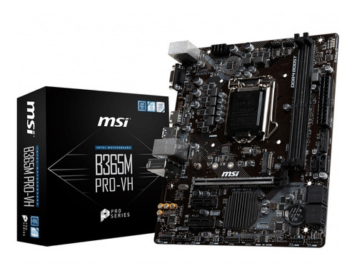 Tarjeta Madre Msi B365m Pro-vh Intel 1151 Ddr4 Micro Atx